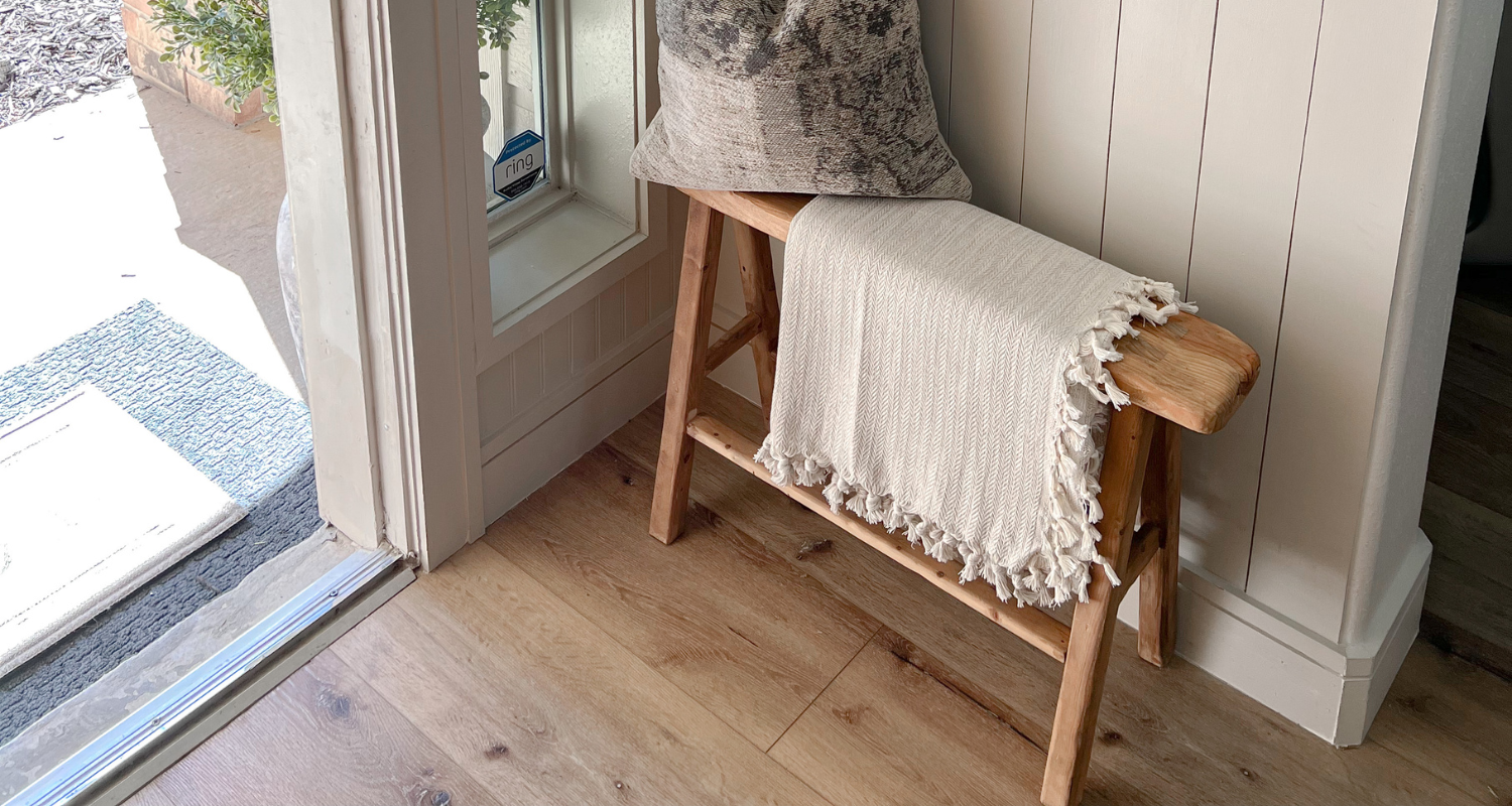 How to style a throw on a sofa?