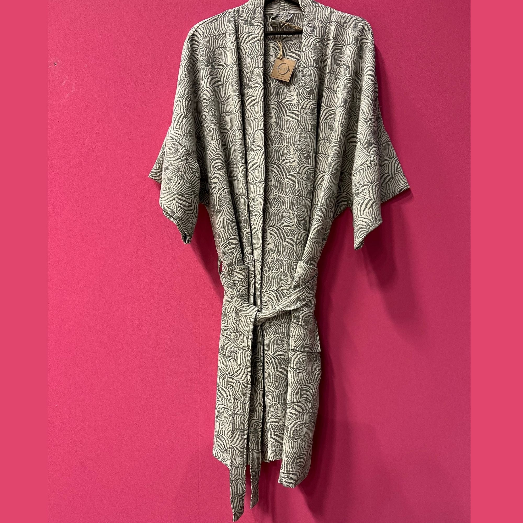 Cotton Gauze Kimono Bathrobe