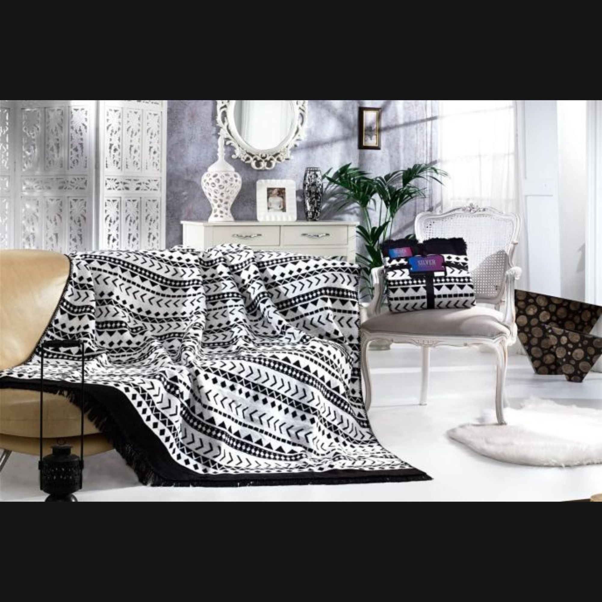 Erica Katoenen Deken - 180x220 cm