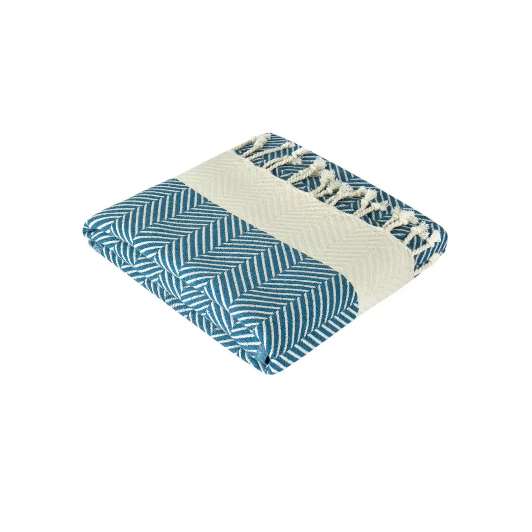 Trimita Turkish Towels-Extra Long Towels-Blue