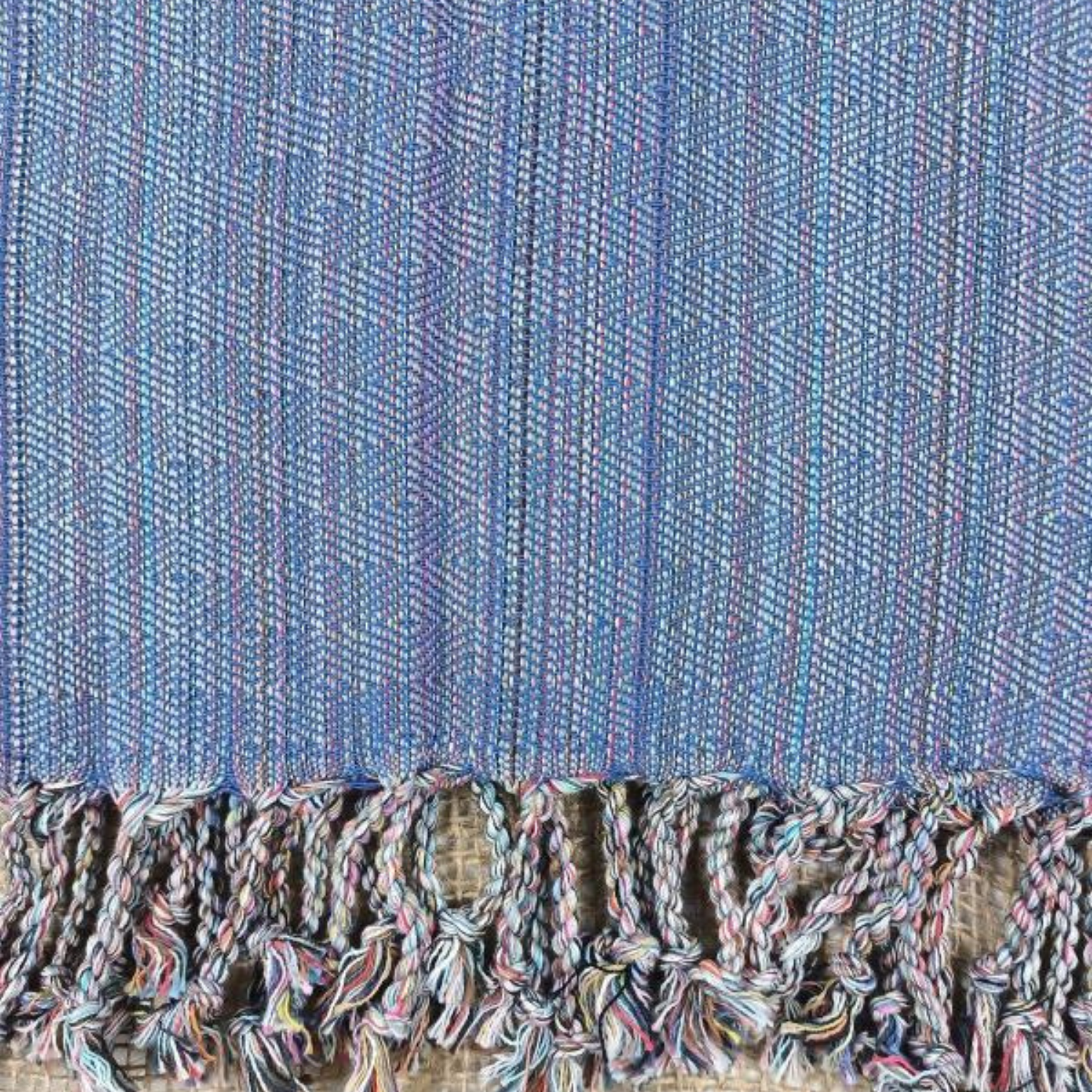 Premium blue Liva Turkish towel, made of eco-friendly cotton for ultimate softness.