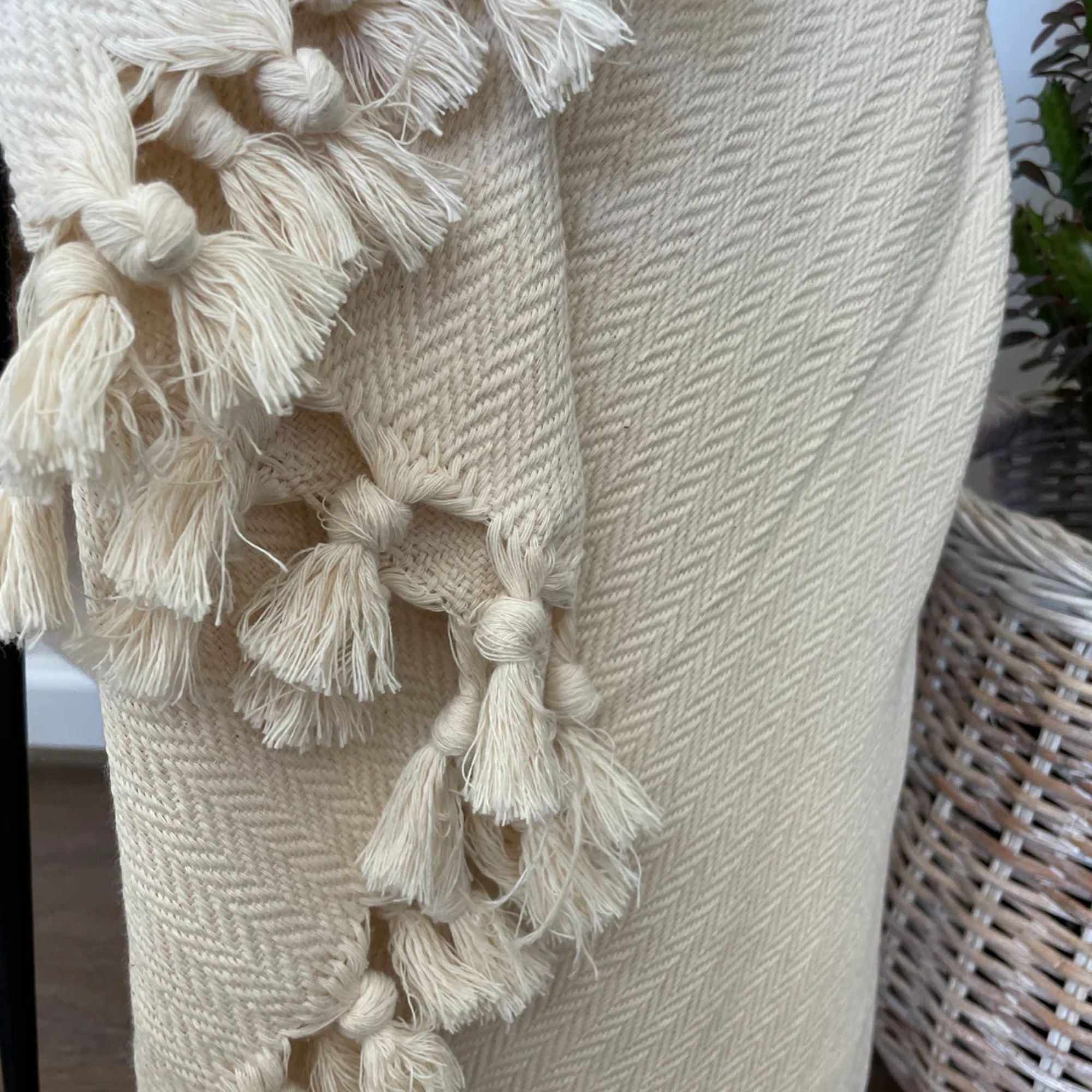 Throw Blanket DURU - 100% Turkish Cotton