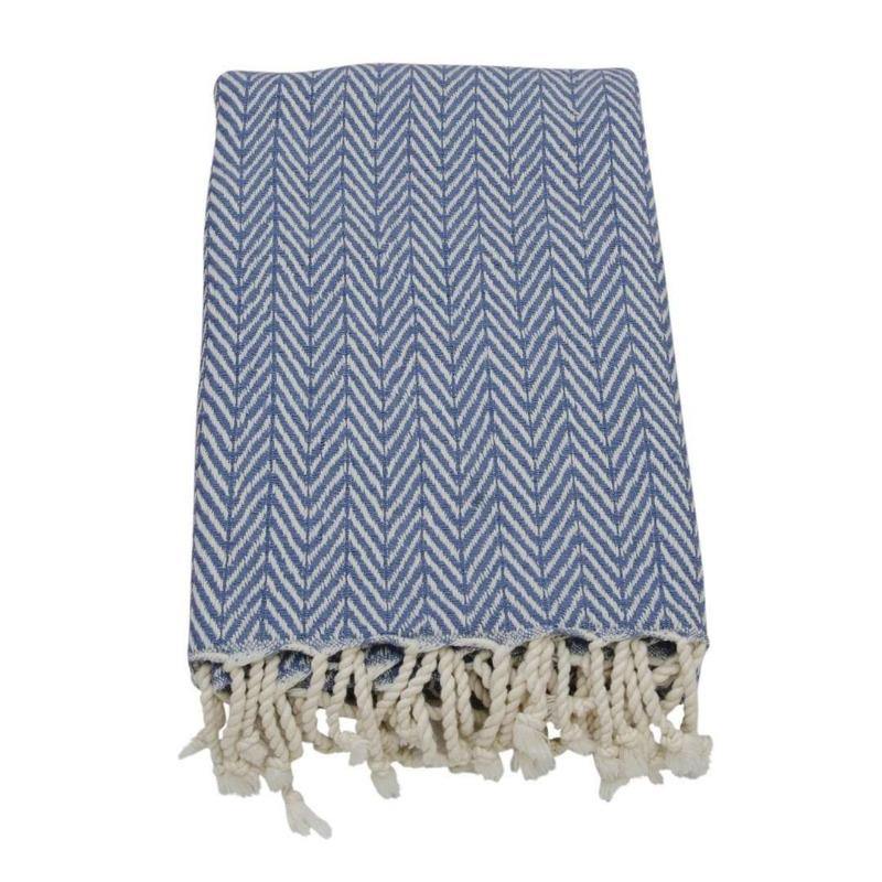 Buy Fringe Turkish Towel-Fouta-Herringbone | Trimita