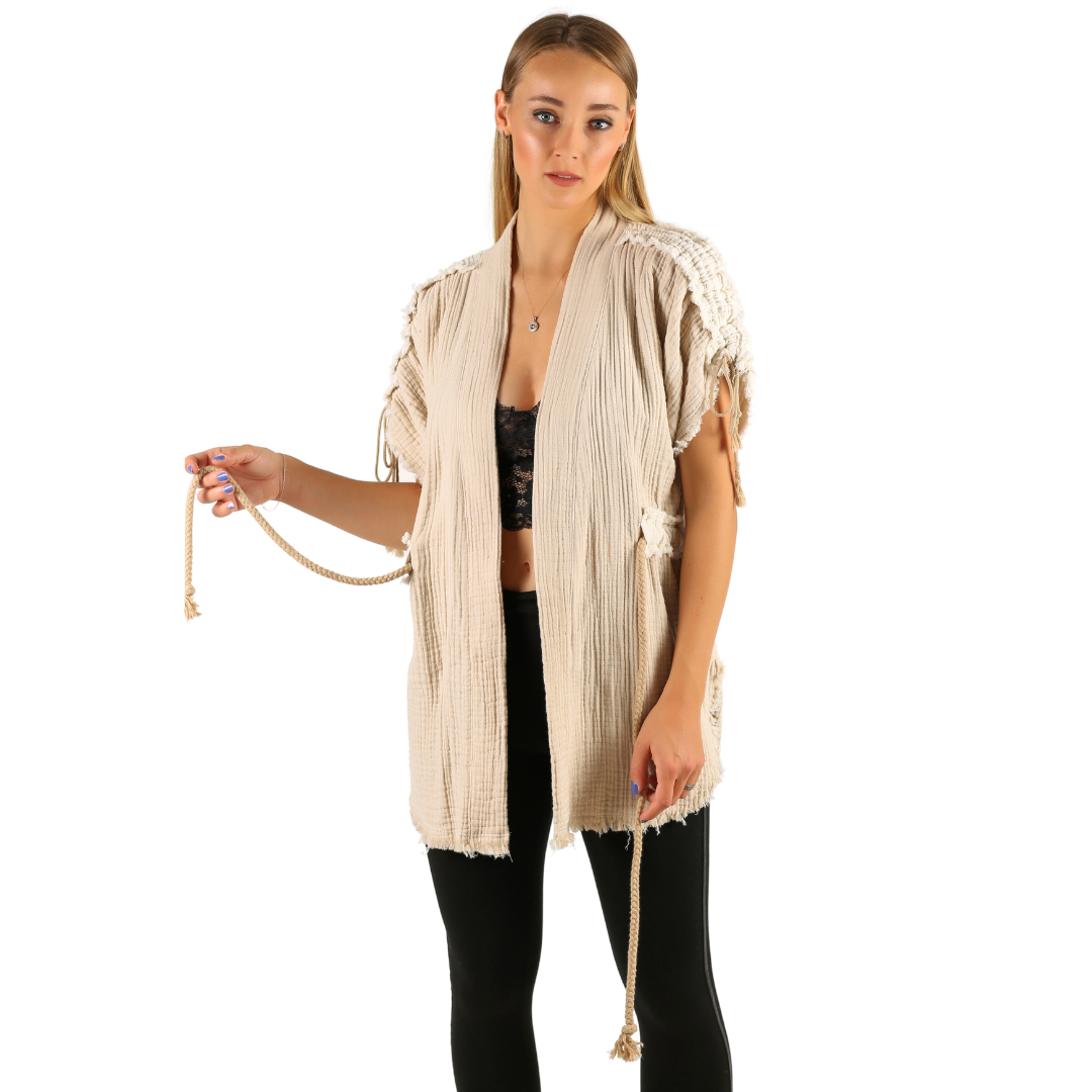 Trimita Breeze - Muslin Kimono Vest