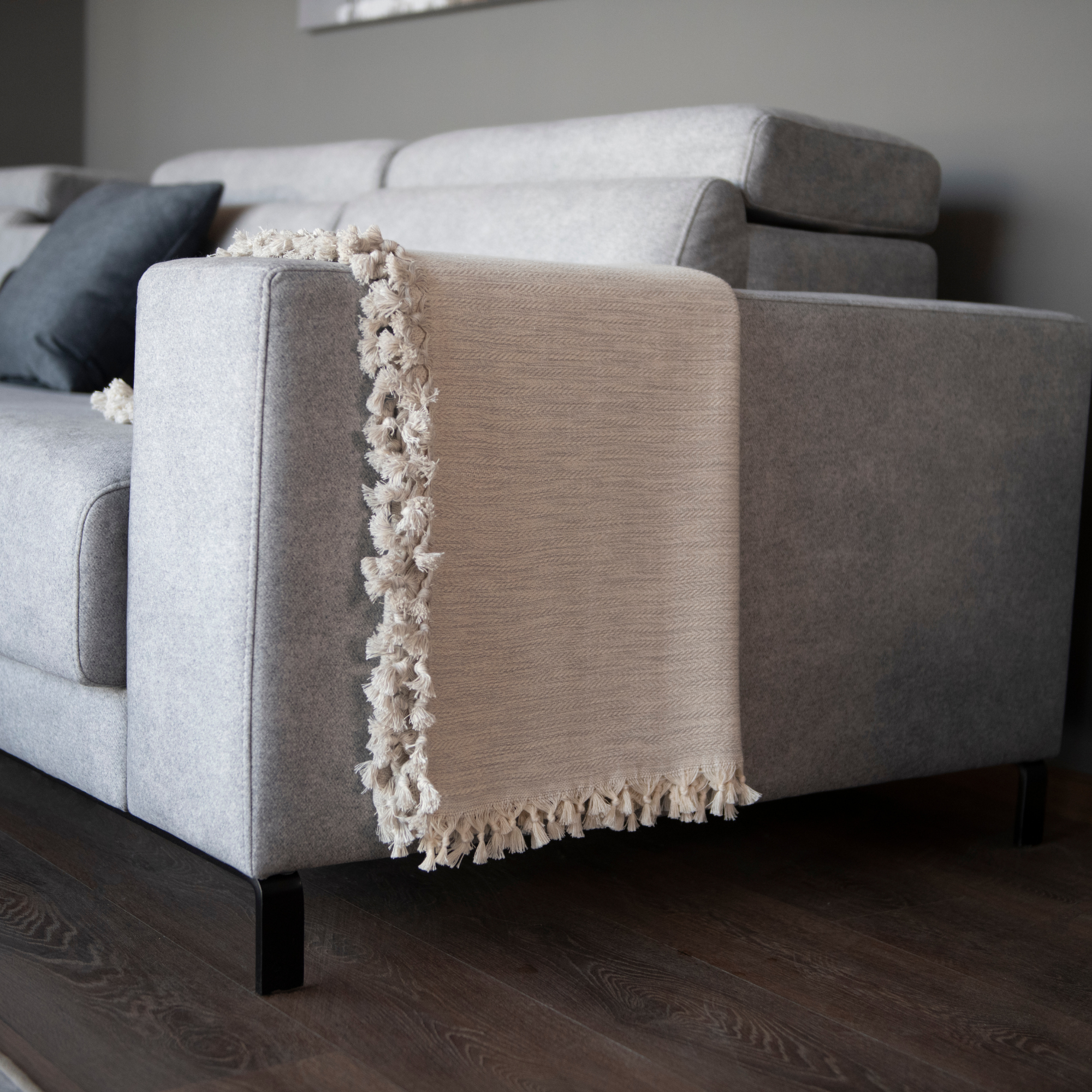 Duru | 100% Turkse katoenen deken plaid, Home Decor, Boho, Gepersonaliseerd | Trimita