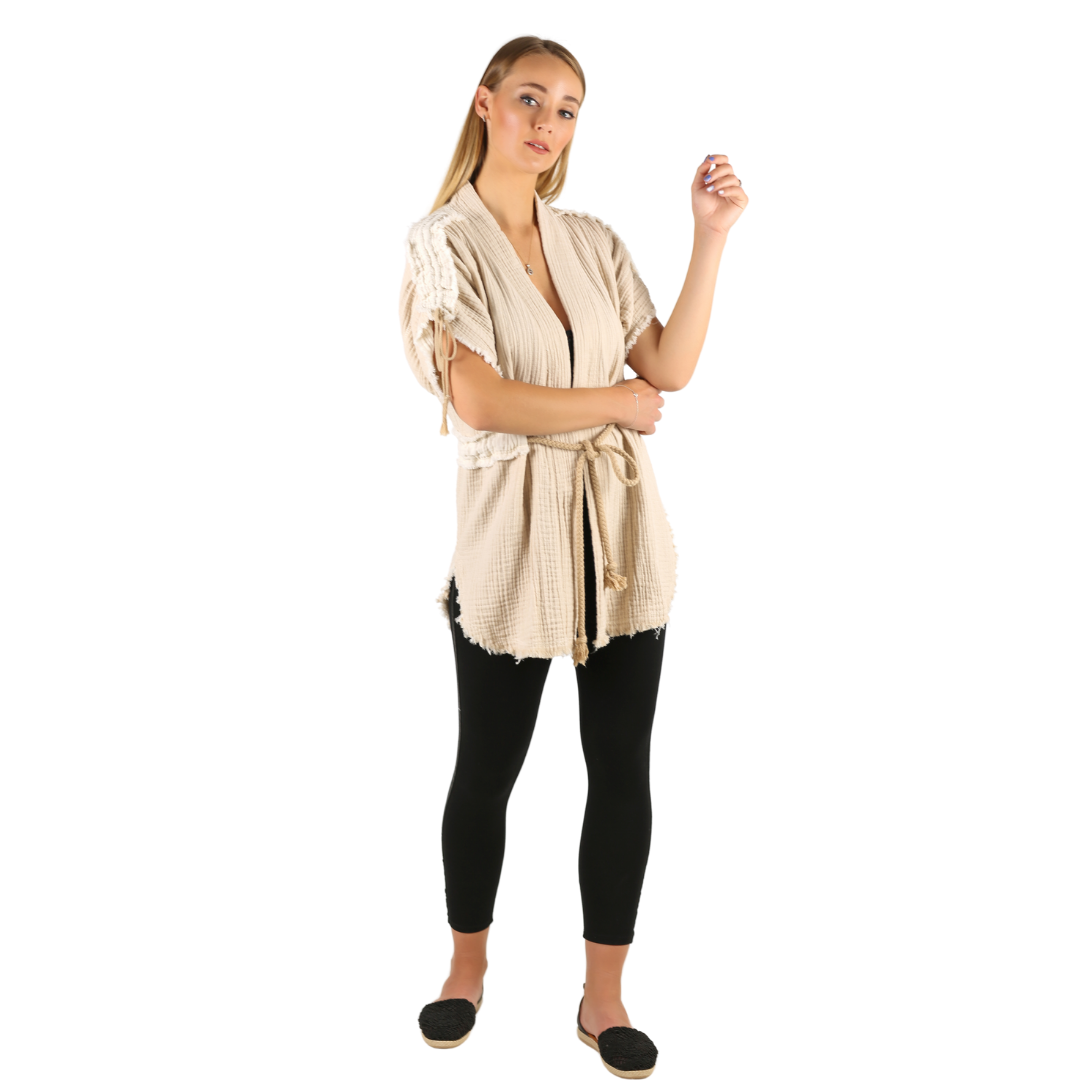 Trimita Breeze - Muslin Kimono Vest