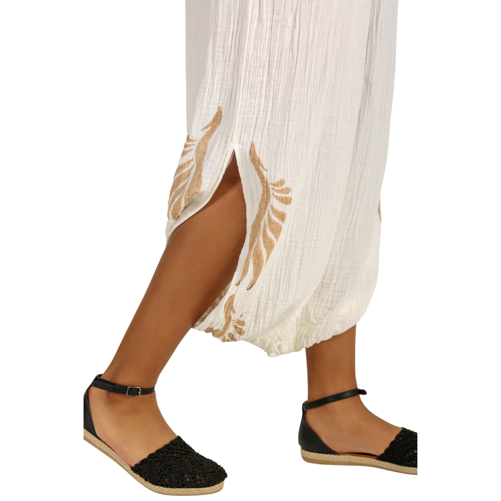 Haremshosenrock aus weicher Baumwolle für den Sommer