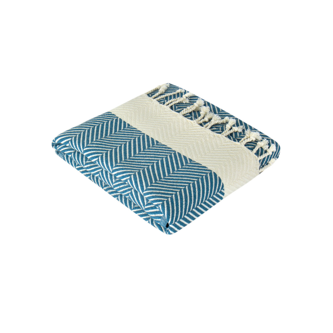 Trimita Turkish Towels-Extra Long Towels-Blue