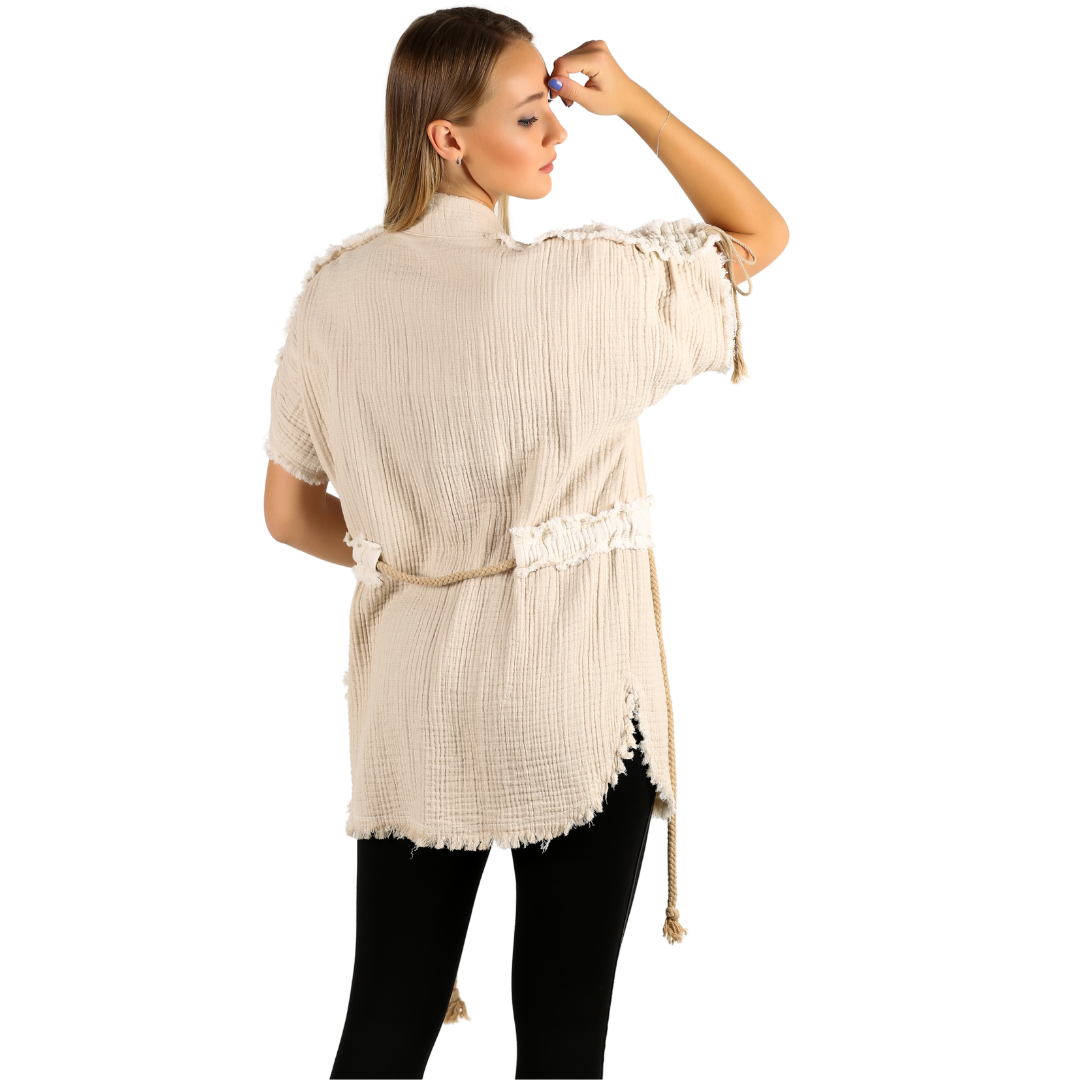 Trimita Breeze - Muslin Kimono Vest