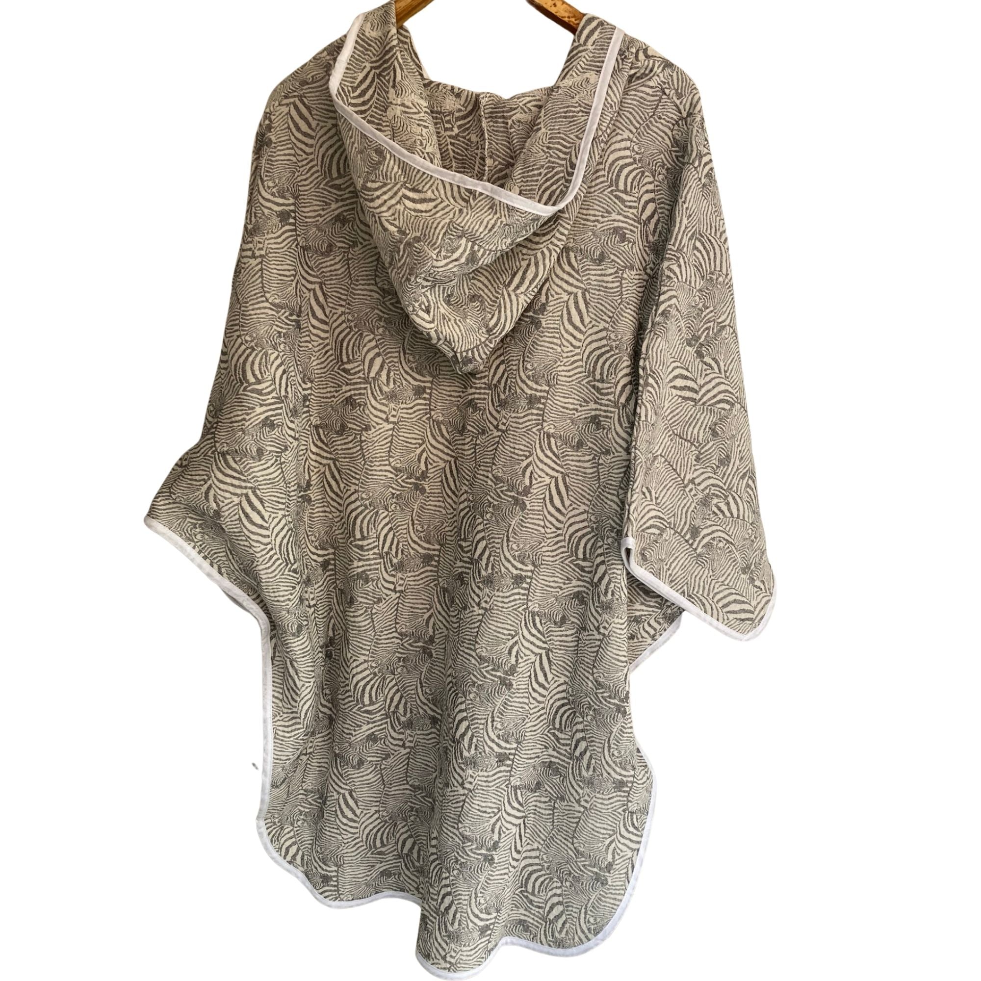 Cotton Gauze Beach Poncho