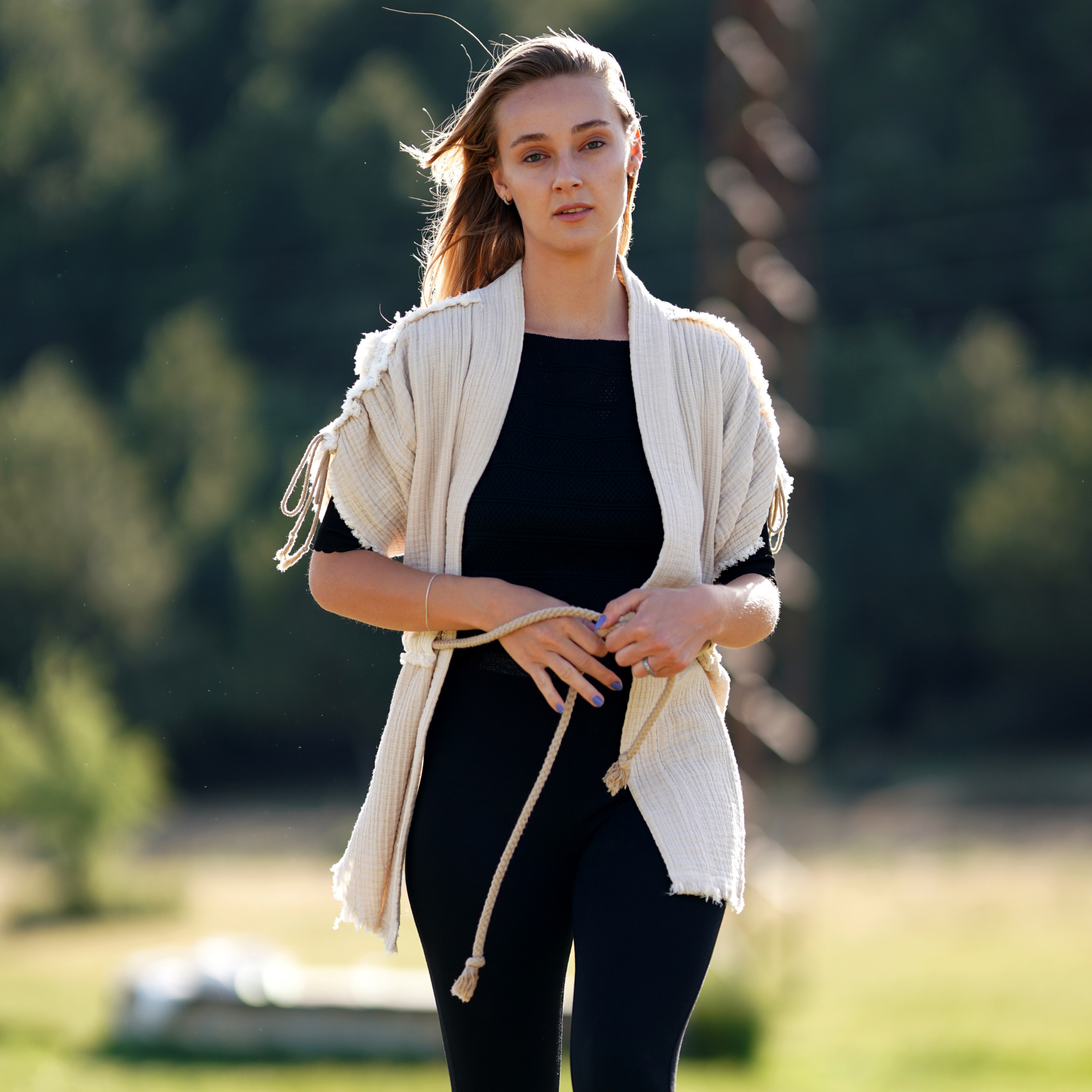 Check our latest styles of Short Oversized Vest, Kimono Cardigan, and more at trimita.store. Belt Loop, Waist Cord Tie, Shoulder Cord Tie, Handmade Fringe Edges. Free Shipping and Free Returns are available!