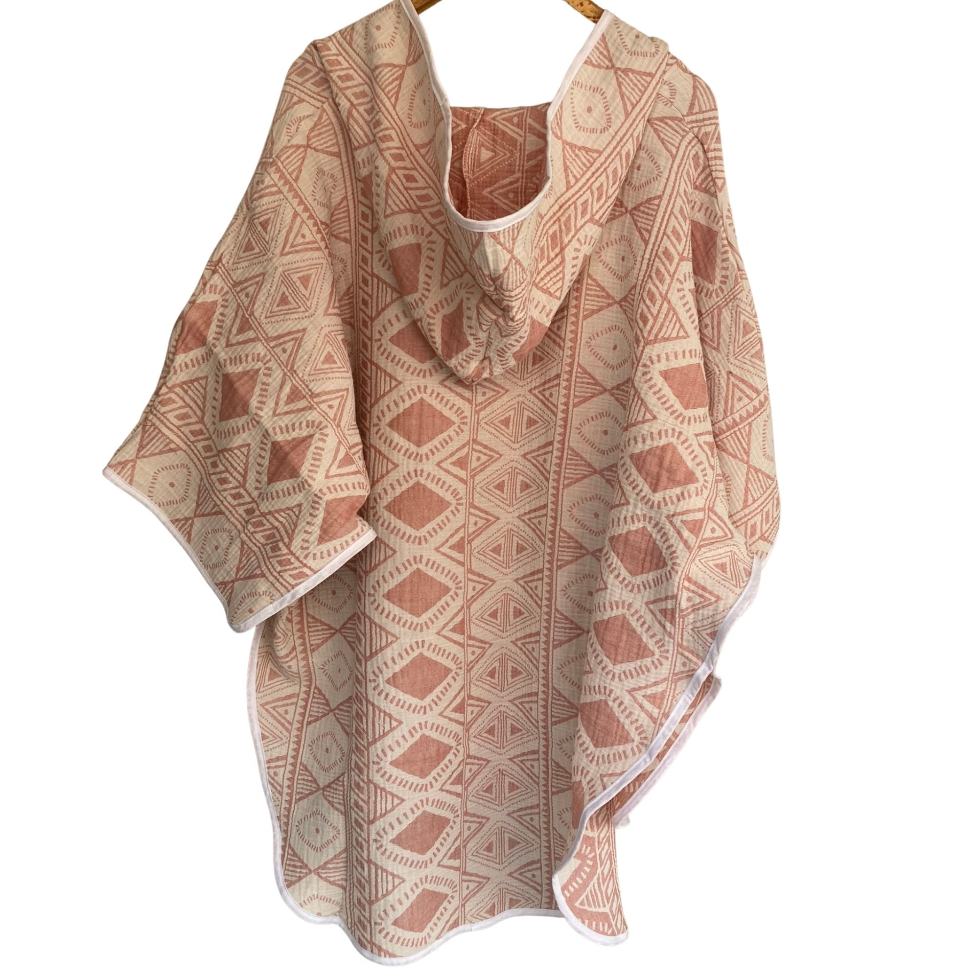 Muslin Surf Poncho Hoodie,Mousseline Surf Poncho Hoodie,Musselin-Surf-Poncho-Hoodie,Sweat à capuche poncho de surf en mousseline