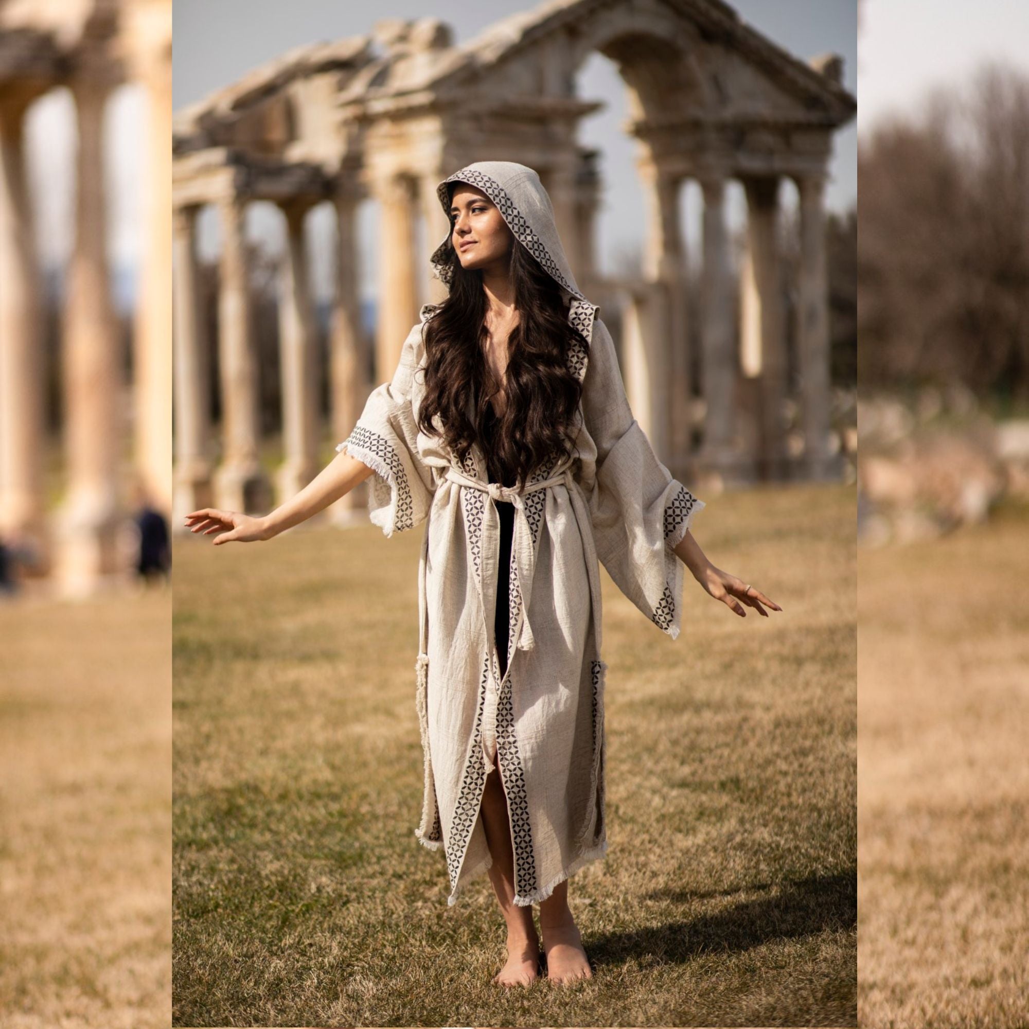 Trimita Luxe Linen Aphrodite Kimono