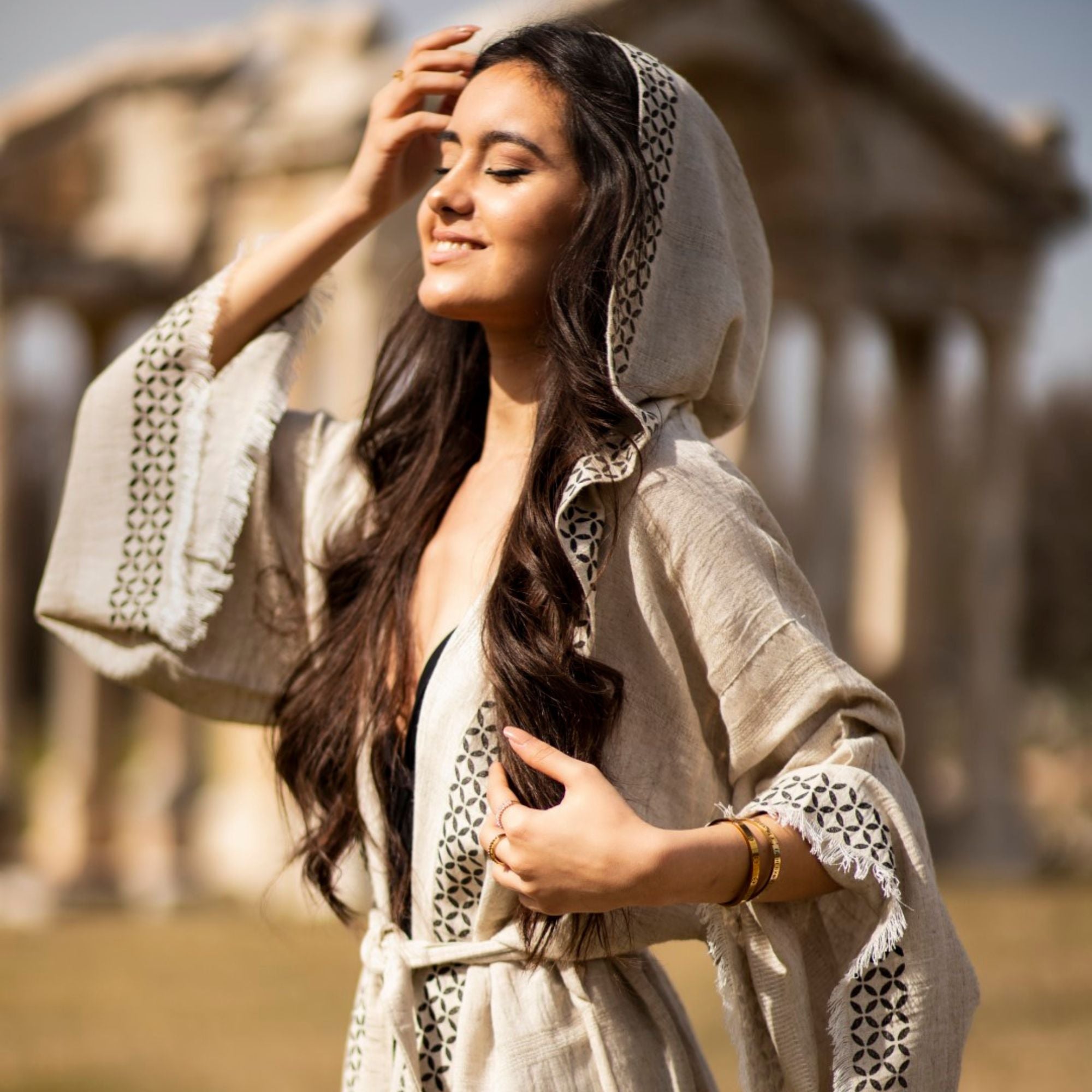 Trimita Luxe Linen Aphrodite Kimono