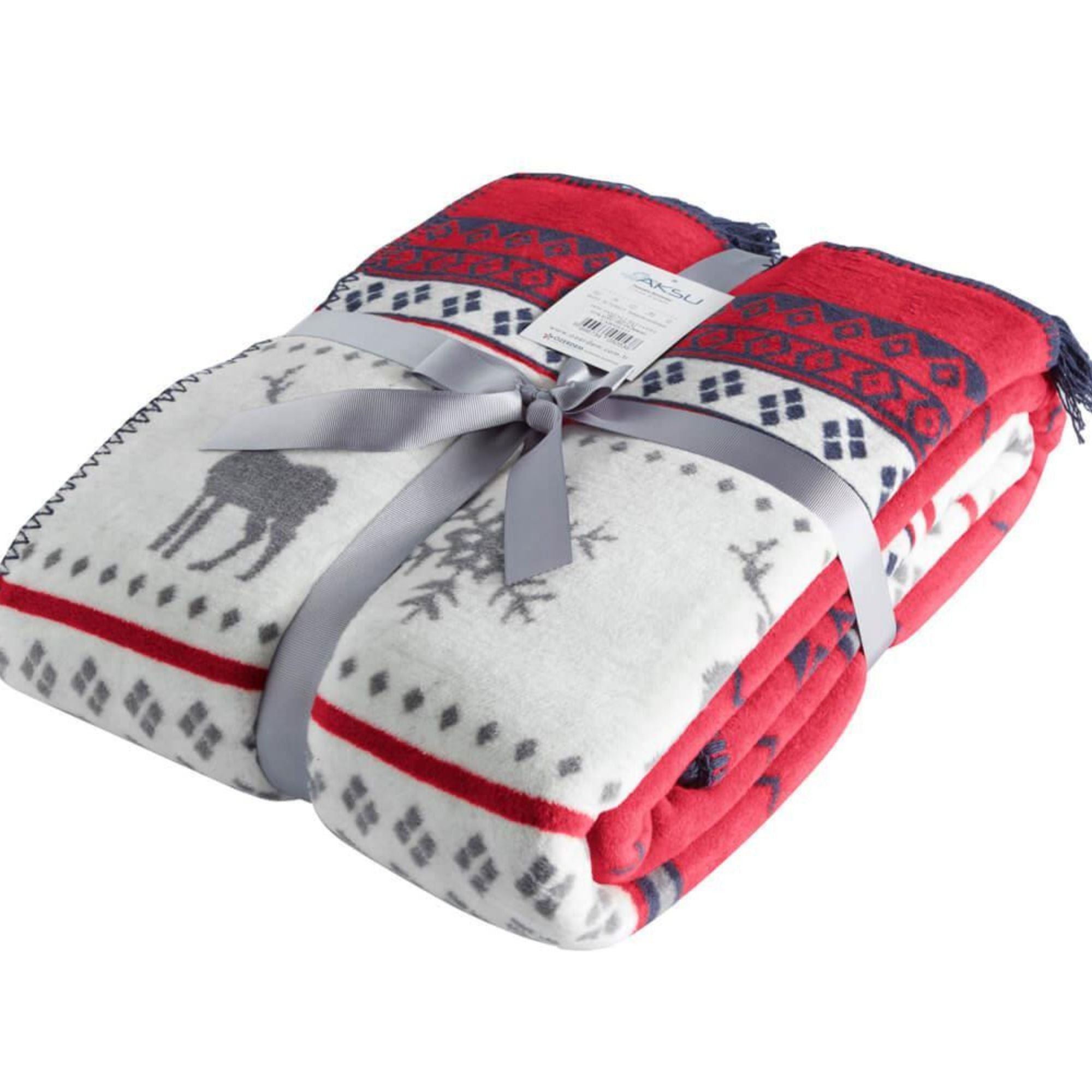 Christmas & New Year Theme Throw Blanket , 170x100 cm , Soft Warm Fluffy , TV Sofa Couch