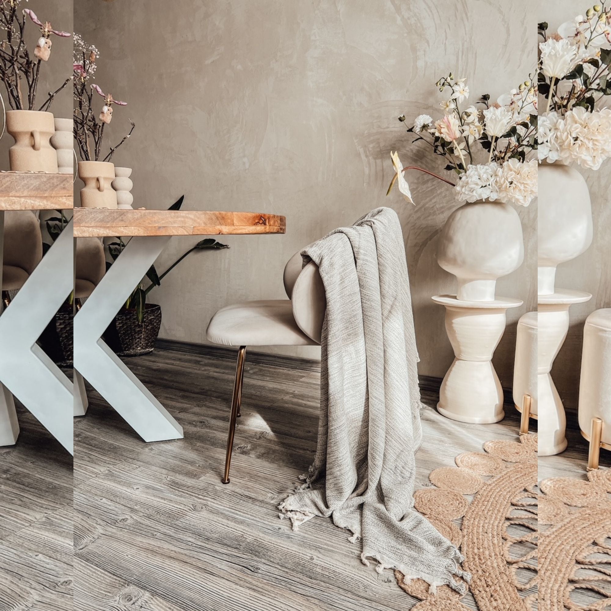 Throw Blanket DURU - 100% Turkish Cotton