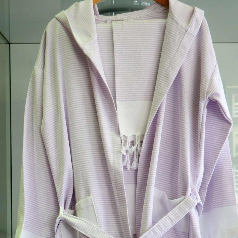 Bathrobes and Kimonos - Hammam Bathrobe | Hammam Towel | Small Hamam Towel | Lila-Trimita