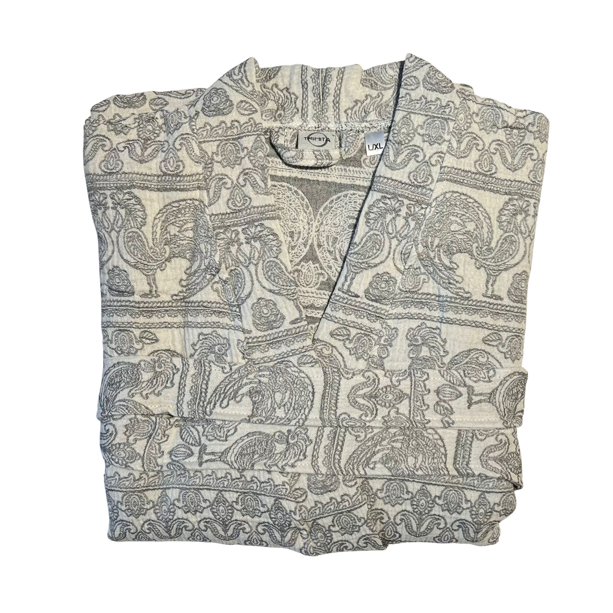 Cotton Gauze Kimono Bathrobe