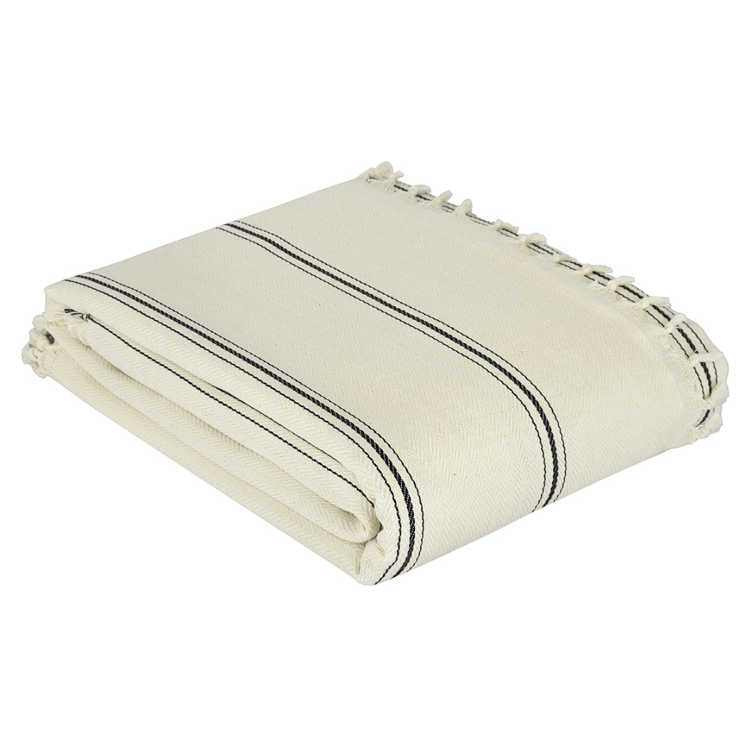 Daphne Turkish Cotton Throw Bed Blanket for Bed, Couch, Sofa. Super Soft and Lightweight.