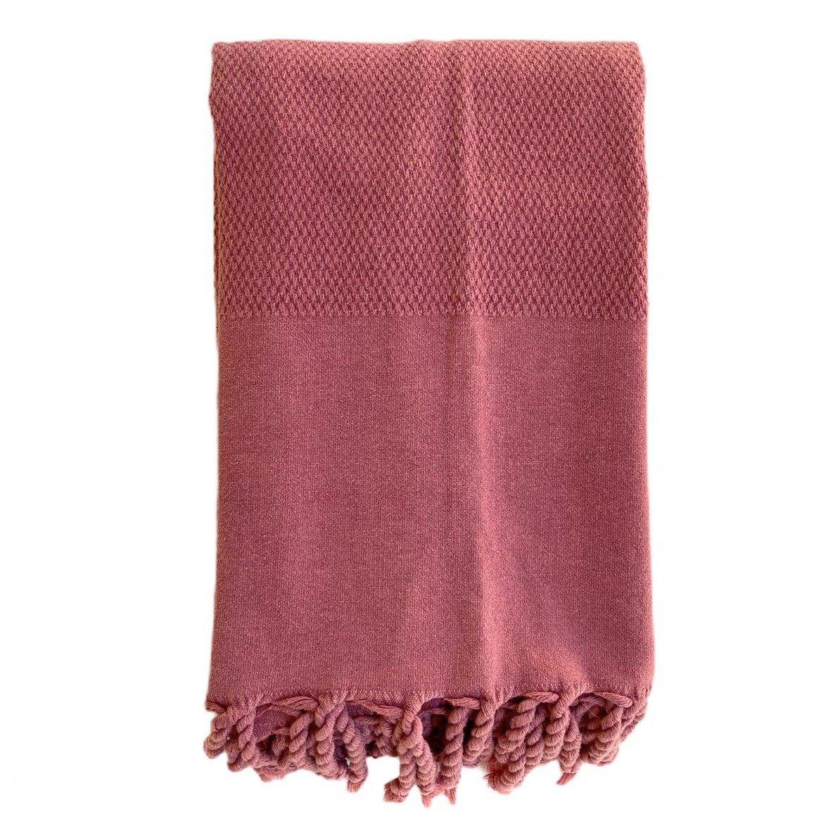 Honeycomb Stonewashed Turkish Beach and Pool Towel - Trimita