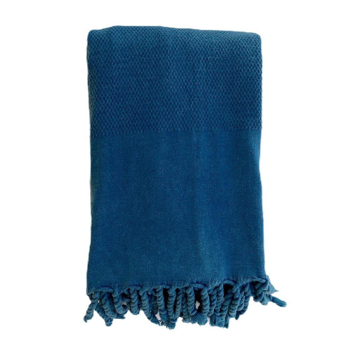 Honeycomb Stonewashed Turkish Beach and Pool Towel - Trimita