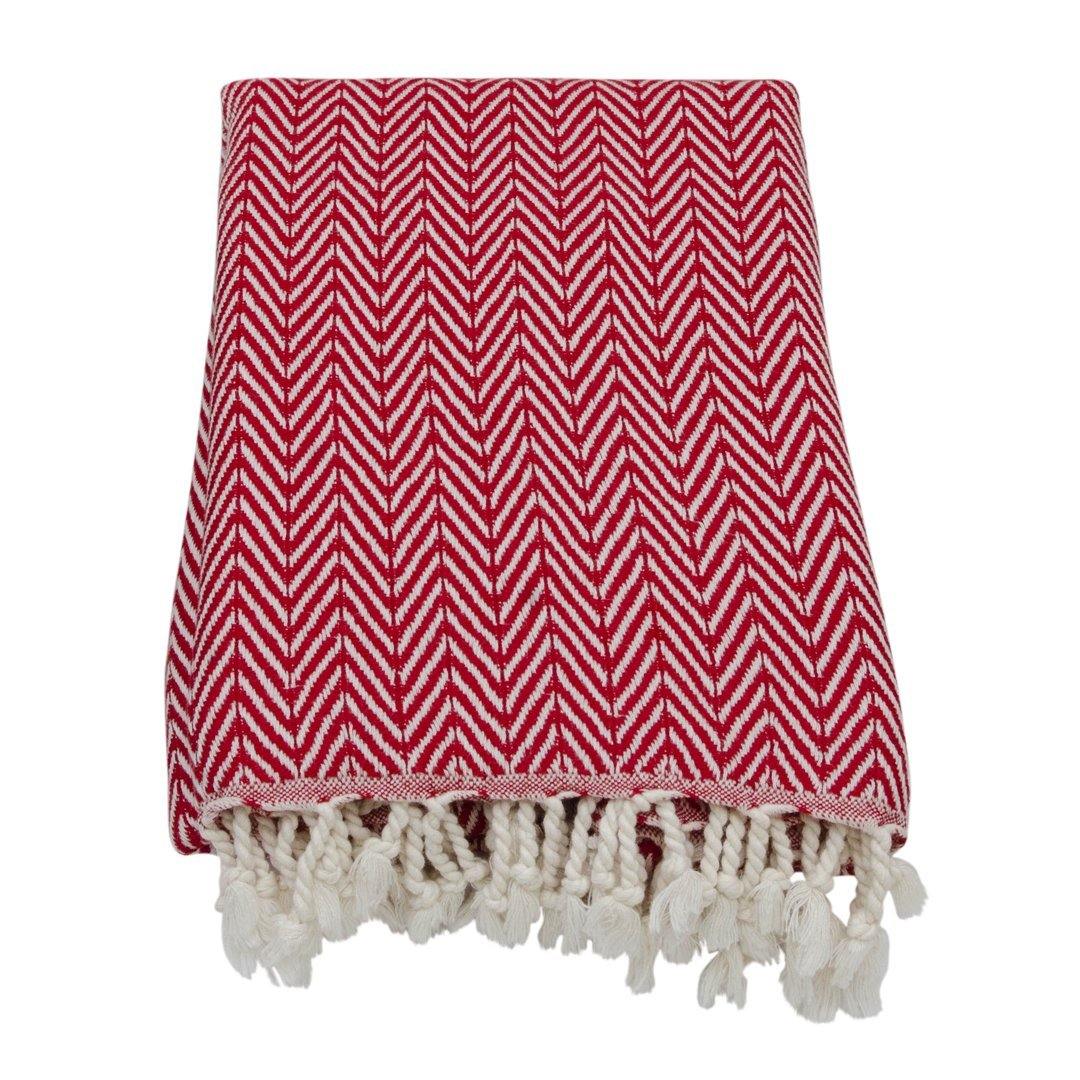 Buy Fringe Turkish Towel-Fouta-Herringbone | Trimita