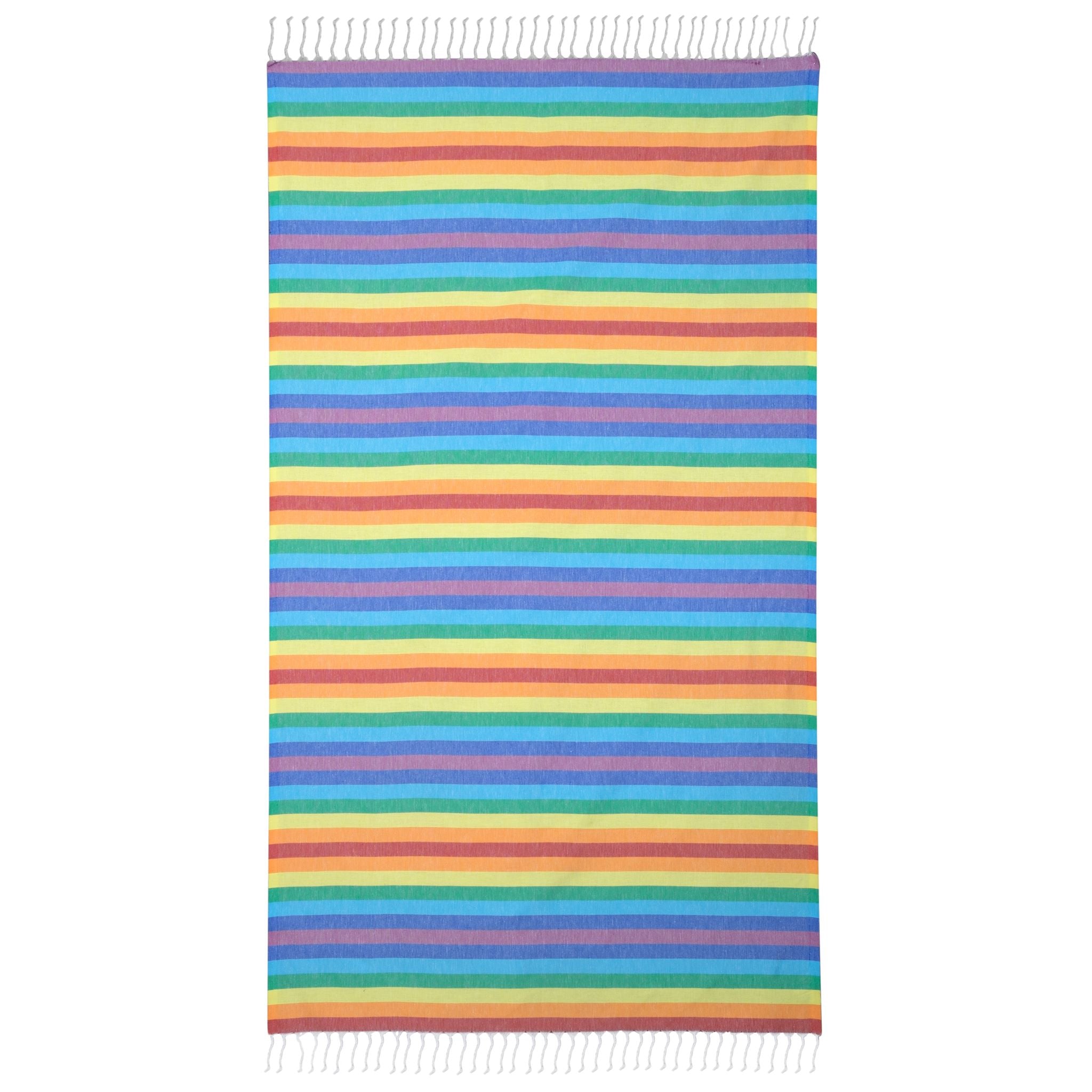 Rainbow Hammam Towel-Turkish Towel-Fouta-Peshtemal