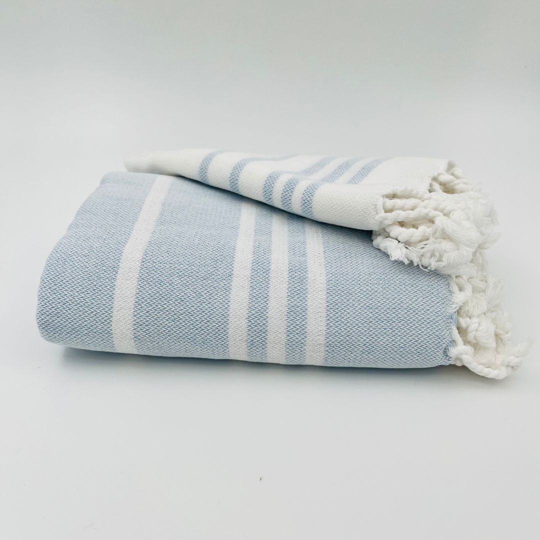 Iris striped towel set , bath towel+hand towel