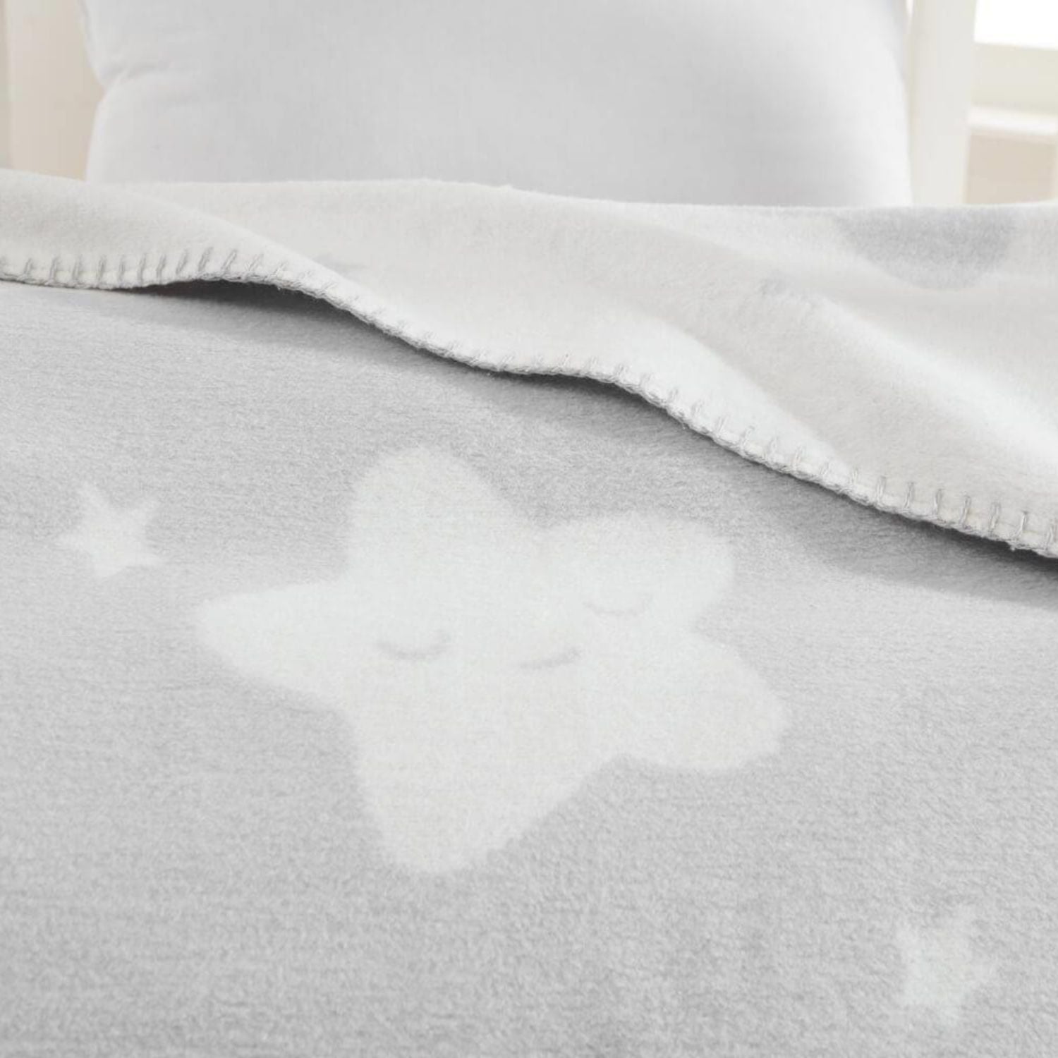 Star Baby Blanket - Grey