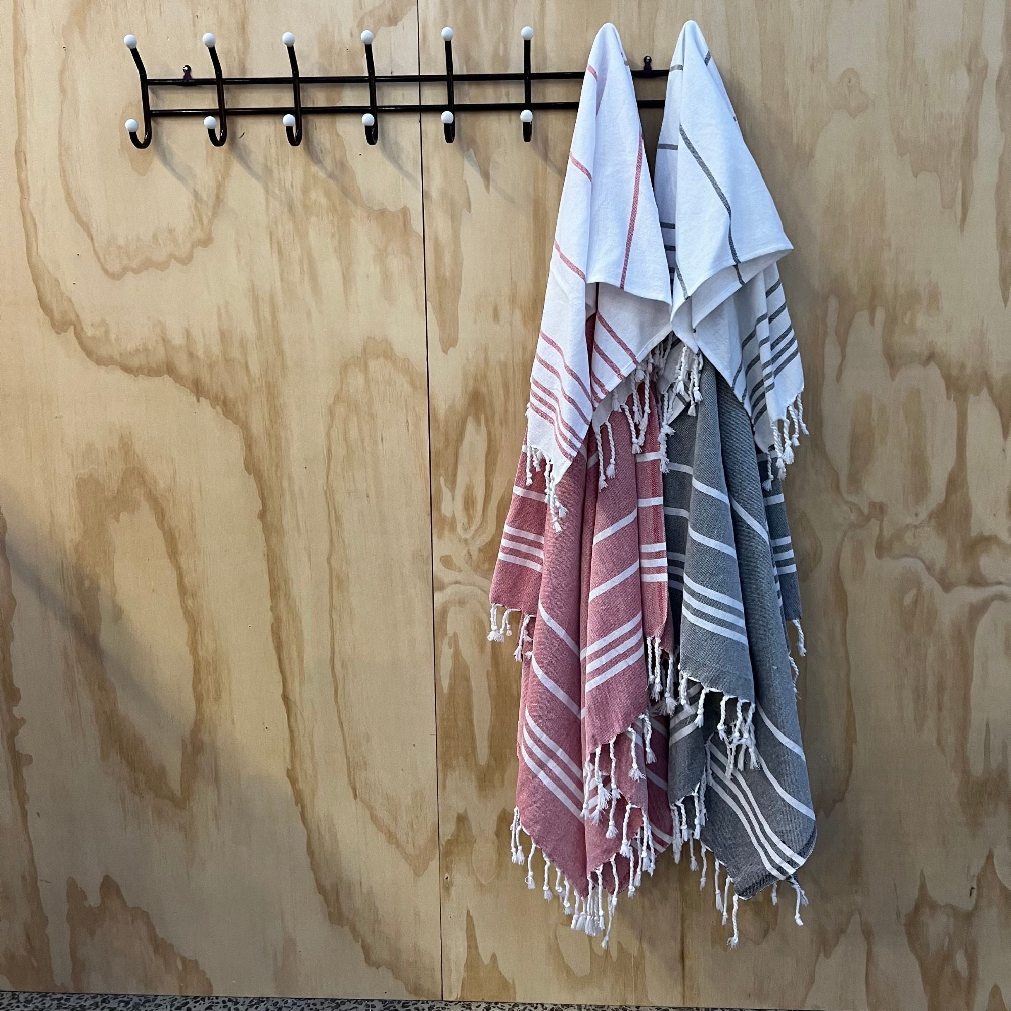 Iris striped towel set , bath towel+hand towel
