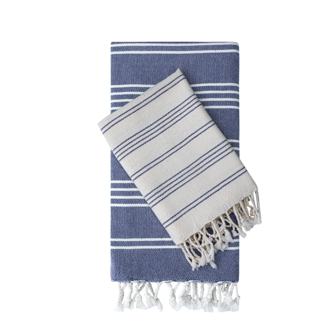 Natura Turkish Bath Towel Set Trimita