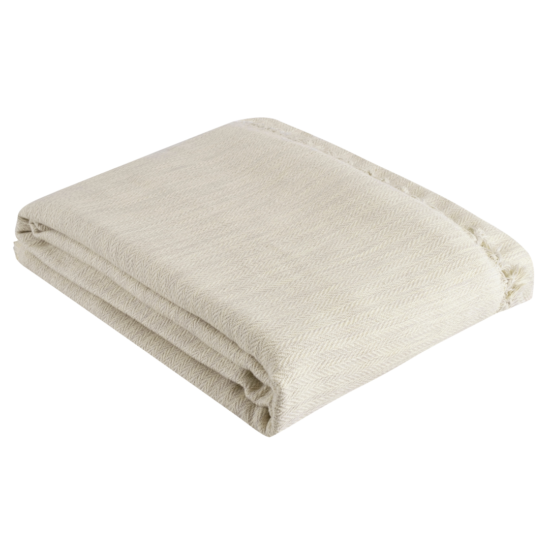 Duru 100% Turkish Cotton Throw Blanket, Home Decor, Boho, Farmhouse, Personalized | Trimita