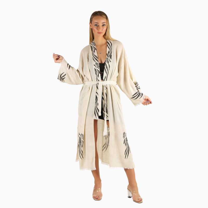 Angel Cotton Long Kimono - Trimita