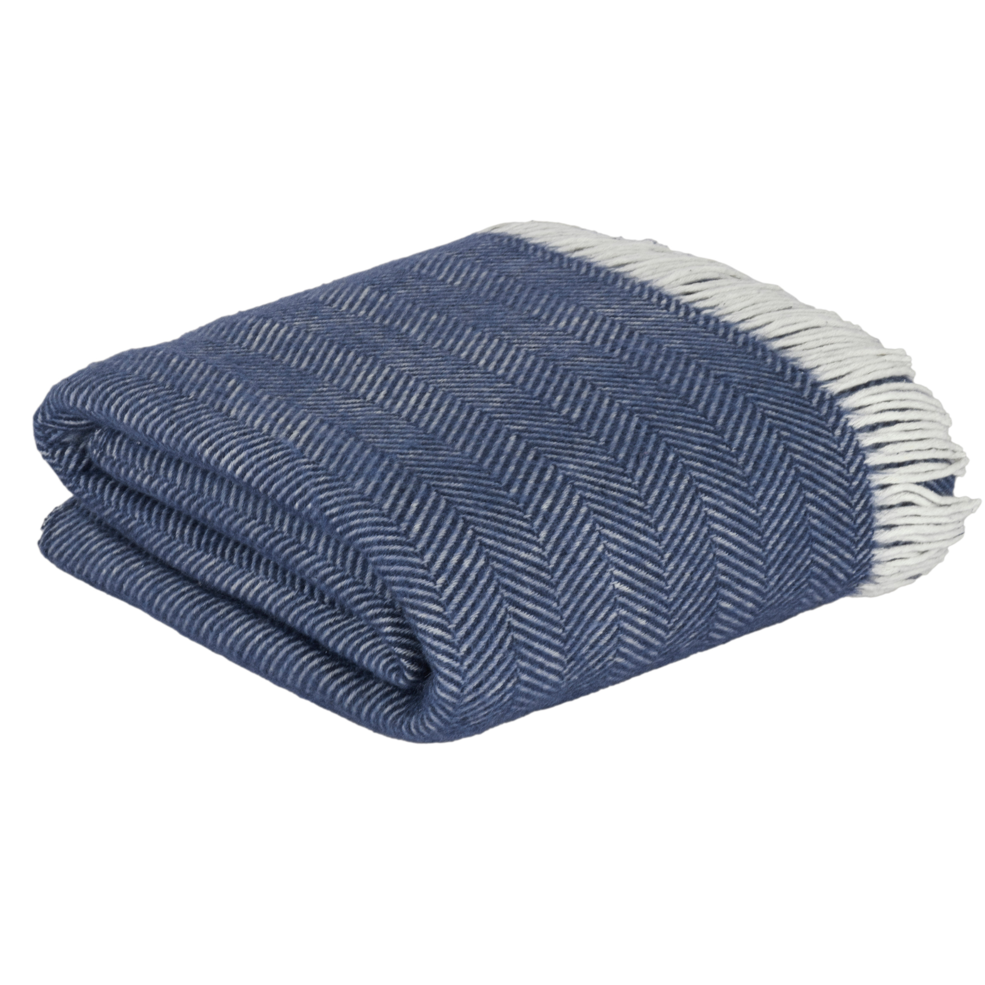 Navy herringbone blanket hotsell