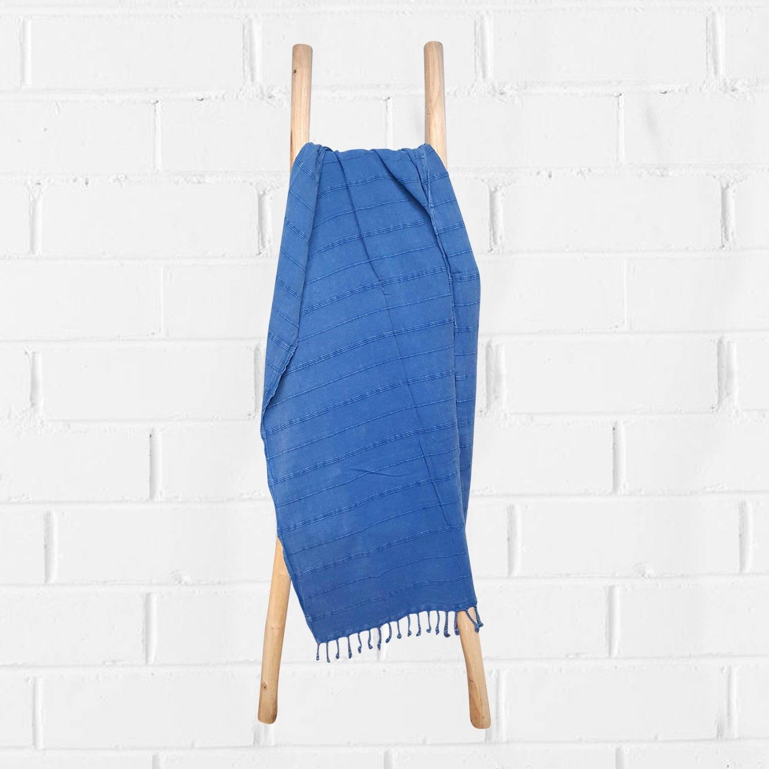 Blue-Hammam Towel | Fouta | Trimita