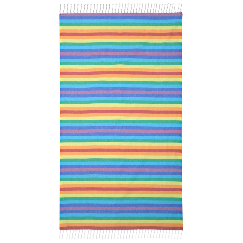 Rainbow Hammam Towel-Turkish Towel-Fouta-Peshtemal